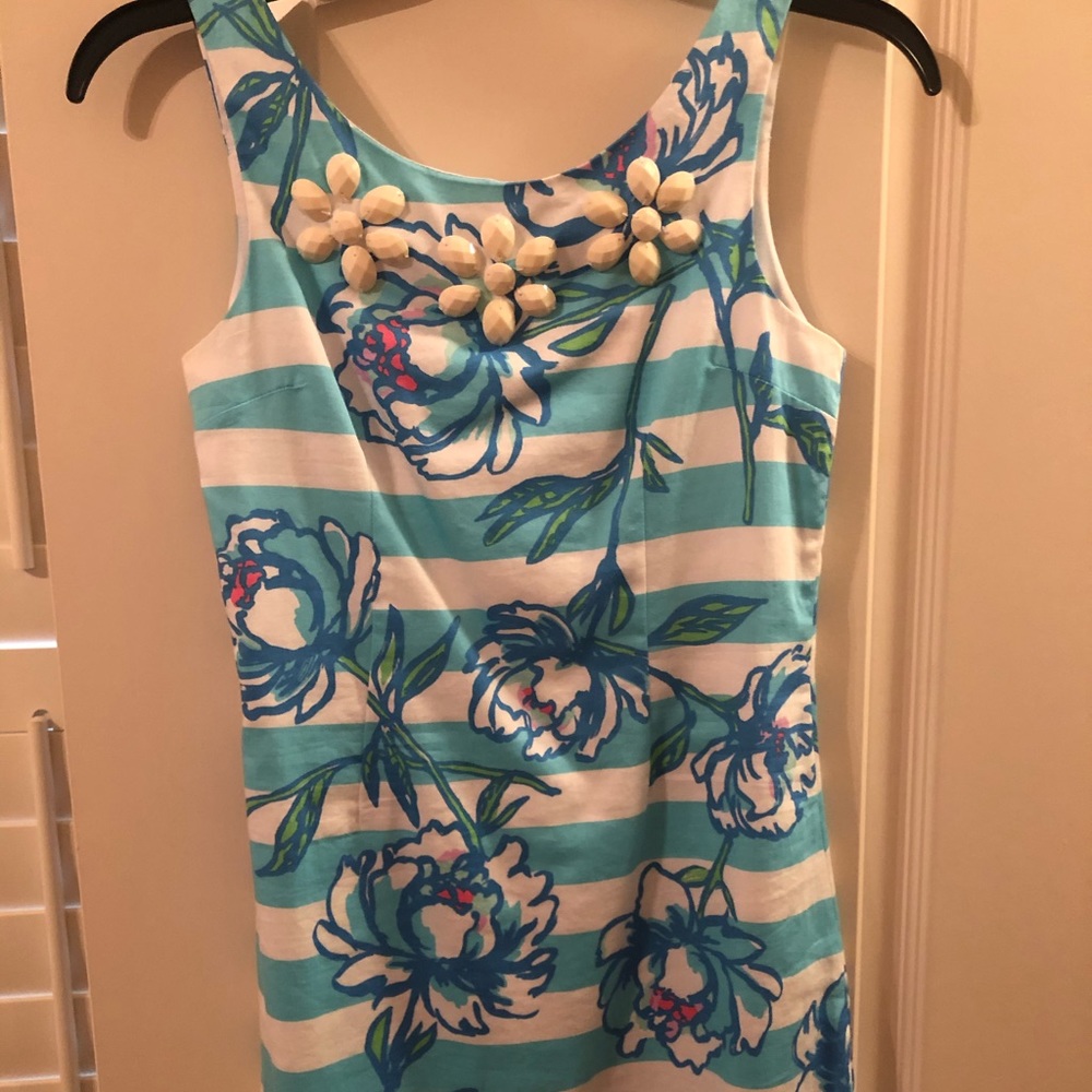 lilly pulitzer girls beaded dress